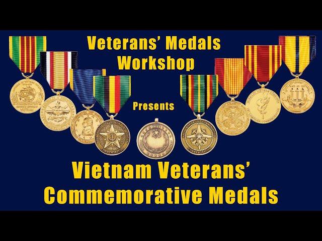 Vietnam Veterans' Commemorative Medals, Cold War,  Combat & Cross of Gallantry Commemorative Medals