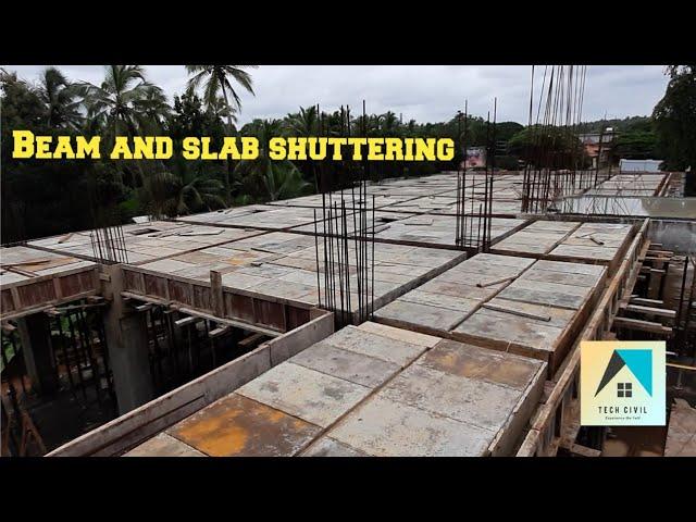 Beam and slab shuttering