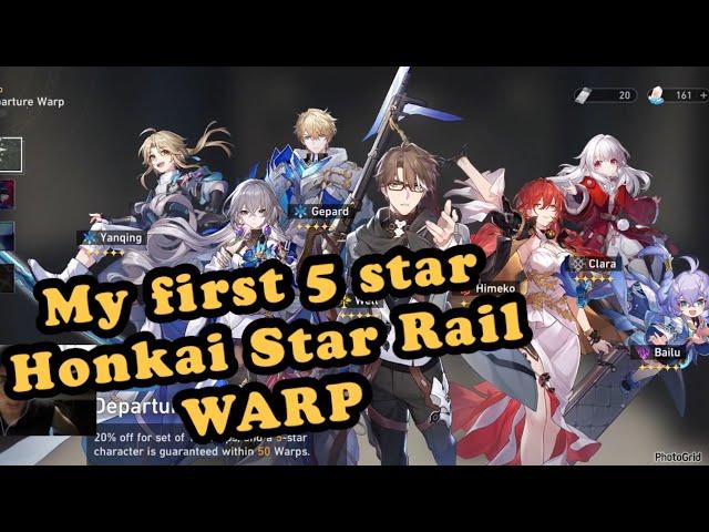 my first Honkai Star Rail warp 5 star roll!