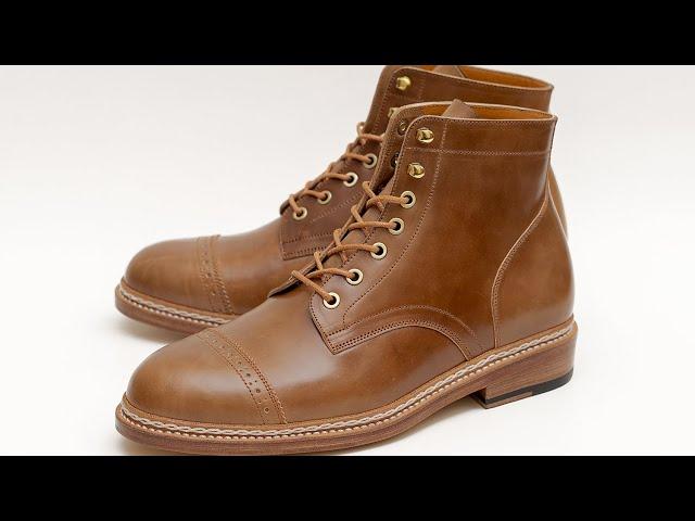 Junkard Service Boots in HORWEEN Bourbon Shell Cordovan!!!!