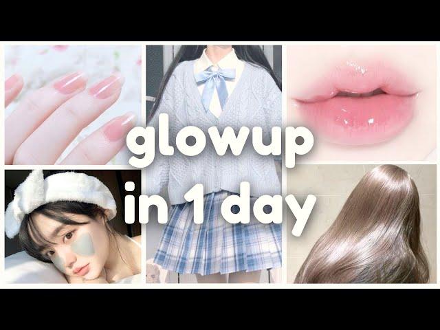 how to glowup for school in just 24 hours 