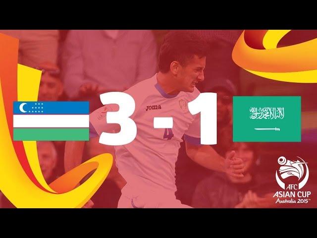 Uzbekistan vs Saudi Arabia: AFC Asian Cup Australia 2015 (Match 19)