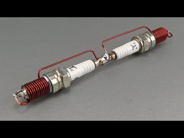 How to generate free electricity with spark plug | Free energy | DY Tech