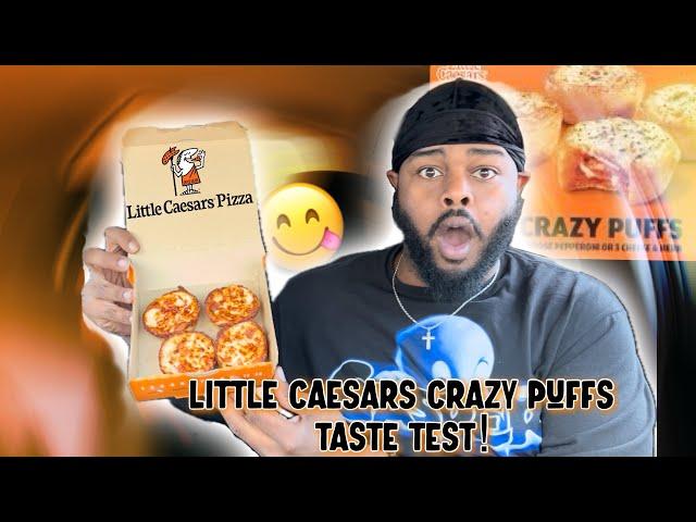 LITTLE CAESARS CRAZY PUFFS TASTE TEST & REVIEW! *ARE THEY WORTH THE HYPE?!!* | ECN.