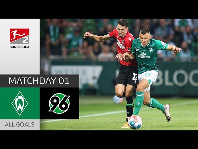 SV Werder Bremen - Hannover 96 1-1 | All Goals | Matchday 1 – Bundesliga 2 - 2021/22