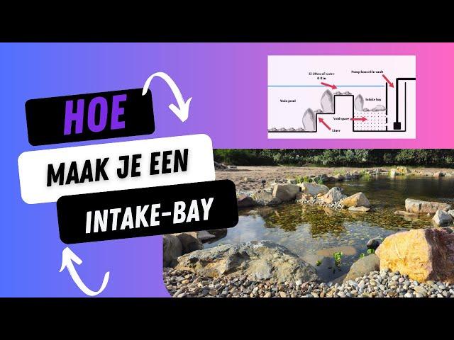 Hoe maak je een vijver skimmer of in dit geval een intake-bay