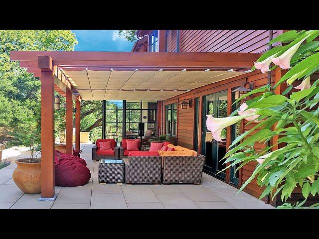 TOP! 100+ ATTACHED TO HOUSE PERGOLA DESIGN IDEAS | TIPS FOR BEAUTIFUL OUTDOOR SPACE WITH PERGOLA