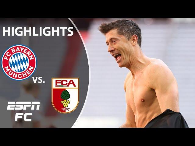 Robert Lewandowski MAKES HISTORY with record 41st goal in Bayern Munich win | Bundesliga Highlights