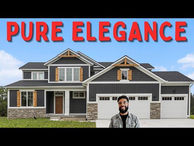 BEST DESIGNED 1.14 ACRE Luxury House Tour In Grand Rapids Michigan | New Construction Homes