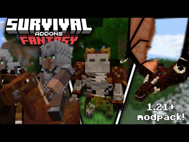 Best Survival Fantasy Addons For MCPE 1.21+