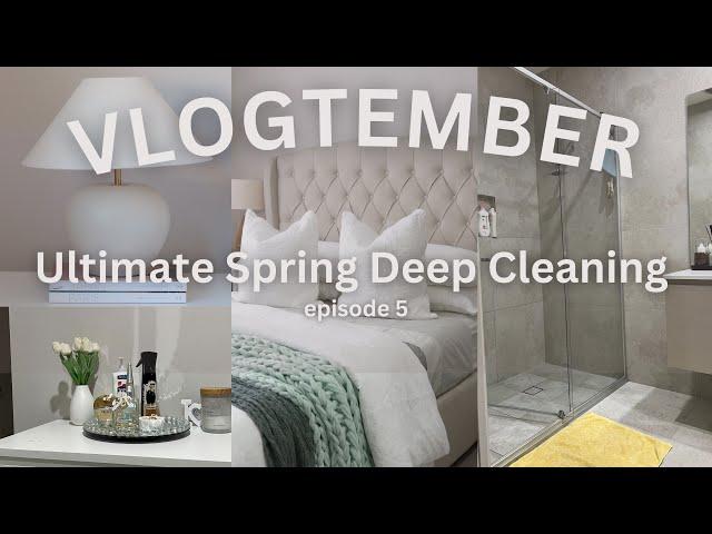 DEEP SPRING CLEANING: Refreshing the Master Bedroom for New Beginnings| VLOGTEMBER episode 6