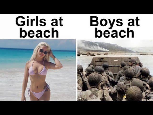 BOYS VS GIRLS MEMES MILITARY V4