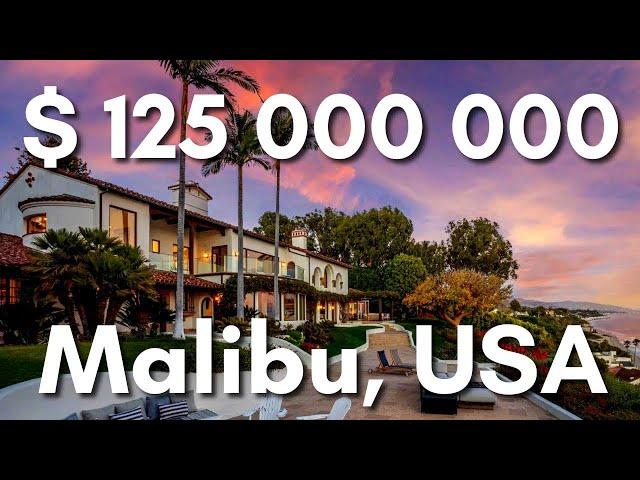 Inside $125,000,000 Luxury House In Malibu, California, USA | America, Celebrity Houses