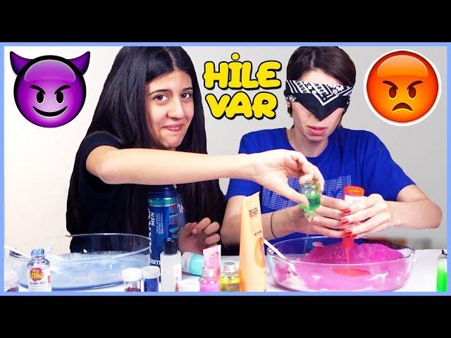 Slime Şakası Gözü Kapalı Slime Challenge Çöplük Slime Dila Kent