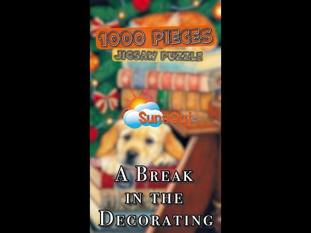 Time Lapse Puzzle A Break In The Decorating 1000 Pieces | SunsOut