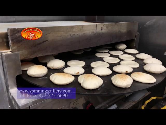 Pita Bread Oven - Naan Oven  by Spinning Grillers-  Large Capacity - خط خبز عربي