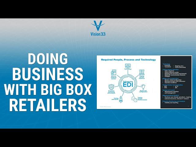 Doing Business With Big Box Retailers Using Electronic Data Interchange