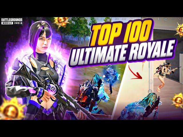 Bixi Op TOP 100  ULTIMATE ROYAL Full Intense Lobby 1 vs 4 Clutches | BGMI