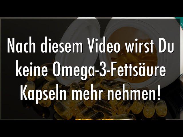 Fischölkapseln Adé! Deutsches Ministerium spricht endlich Machtwort bzgl. Omega 3 Fettsäure Kapseln!