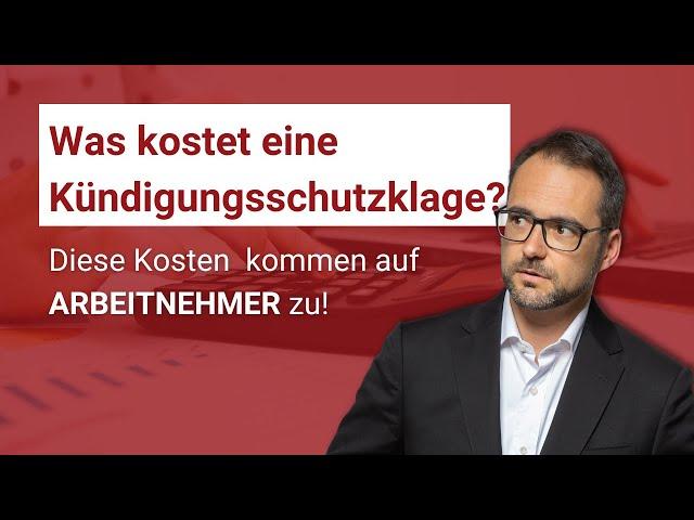 Was kostet eine Kündigungsschutzklage? | Für Arbeitnehmerinnen und Arbeitnehmer