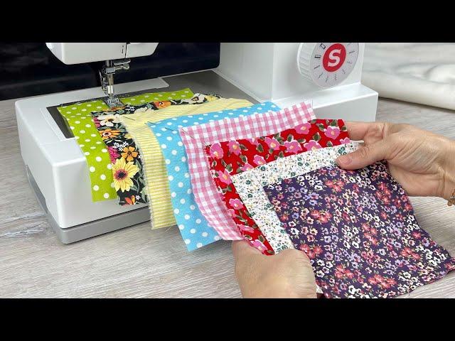 A Genius Sewing Idea With Scrap Fabrics! Recycle