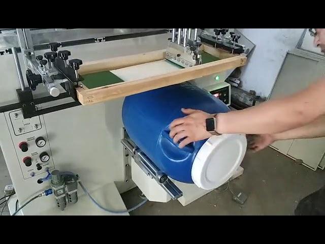 Taoxing's Silk Screen Printing Machine for Large Barrels