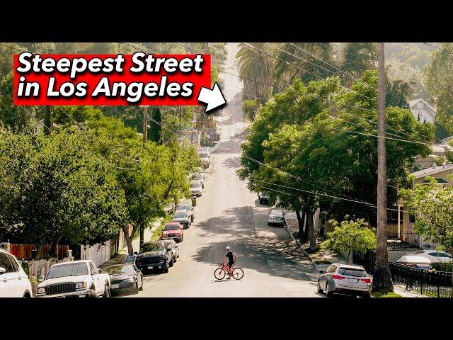 Cycling up LA’s 3 Steepest Streets