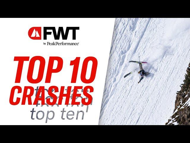 Top 10 Crashes of the 2024 Freeride World Tour