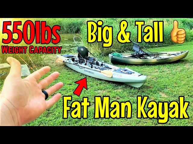 My Fat Man Fishing Kayak (550lbs Weight Capacity) Big & Tall Approved