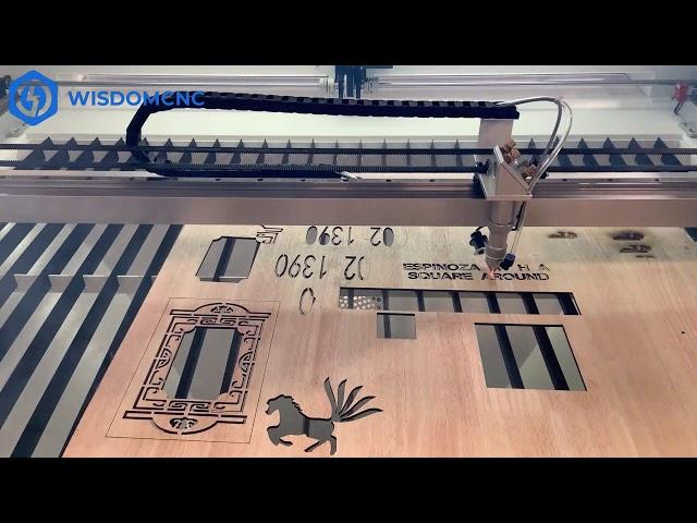 Plywood MDF Wood CO2 laser cutting machine