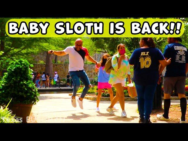 Return of the Sloth!! Bushman Prank 2022!!