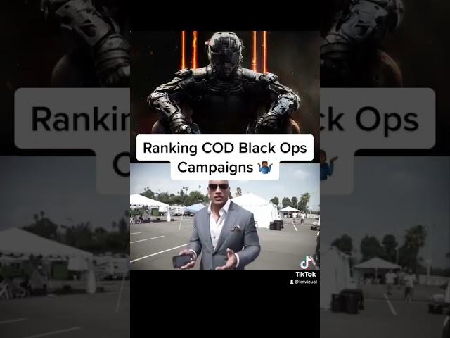 Ranking COD Black Ops (Campaign Edition)