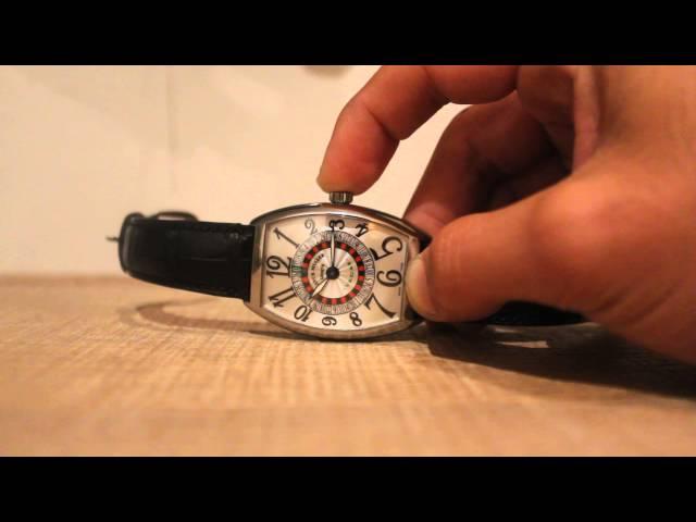 Franck Muller Vegas roulette complication in action!