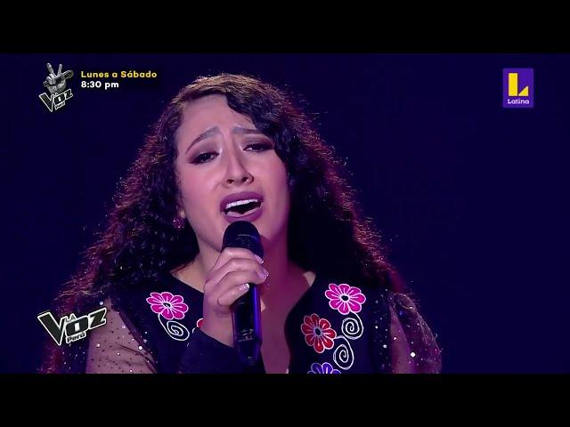 Sheyly Navarro llegó a La Voz Perú para representar a la música andina