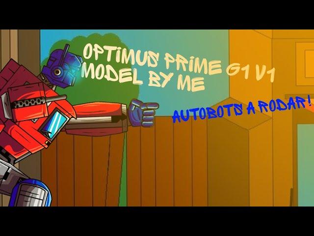 Optimus Prime G1! Model by me (Happy new year!/Dc2/Transformers)