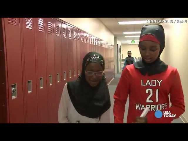 Muslim girls design special sports uniform