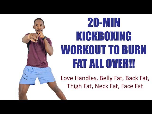 20-Minute Home Kickboxing Workout to BURN FAT ALL OVER!