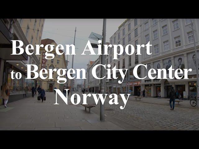 Bergen Airport to Bergen City Center, Norway by train