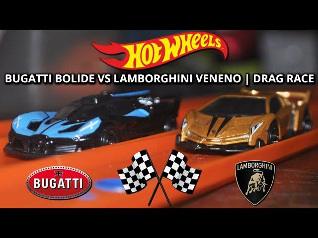 Hot Wheels | Bugatti Bolide VS Lamborghini Veneno | Drag Race