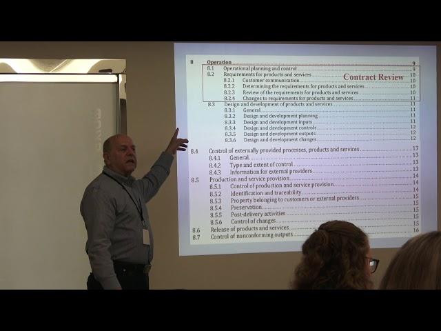 ISO 9001:2015 Understanding to conduct an audit. Each section of the standard is explained.