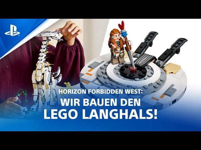 Der Bau des LEGO Horizon Langhals - Timelapse! #Shorts