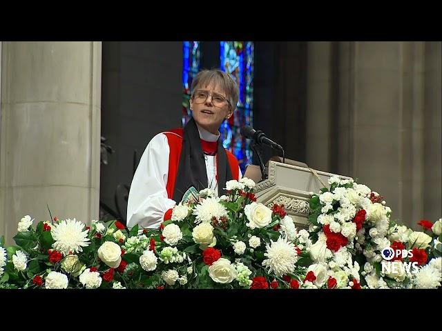 WATCH: Episcopal bishop asks Trump 'to have mercy' on LGBTQ+ communities and immigrants