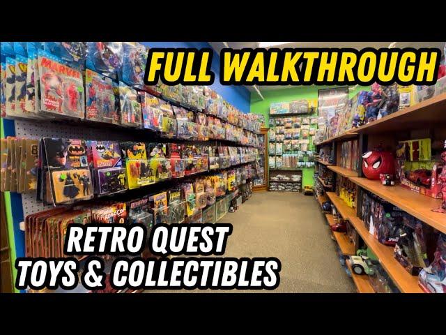 PACKED with VINTAGE TOYS! Toy Hunting & FULL Walkthrough at Retro Quest Toys & Collectibles!