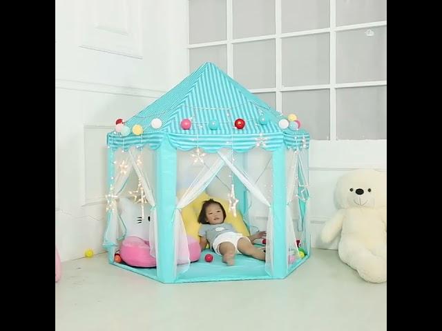 Kingistan's Princess Castle Tent #childhoodadventures #exploreandplay #parentingessentials#shorts