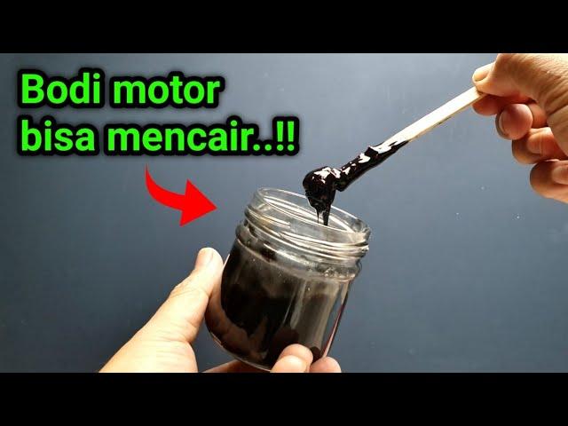 Ilmu mahal.! Membuat cairan dari bodi motor bahan plastik abs untuk lem triplek/kayu dan anti karat