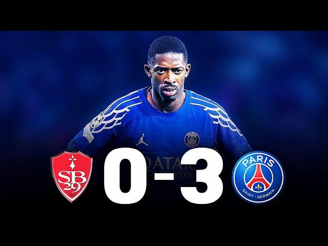  Ils sont méchants... (Brest 0-3 PSG)