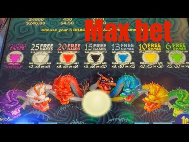 5 Dragons max bet $4.5