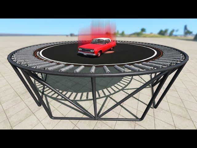 KÆMPE TRAMPOLIN! // BeamNG.drive [Dansk]