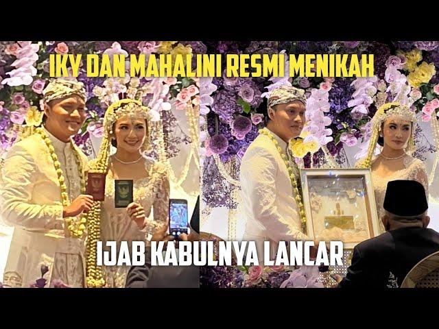 IKY DAN MAHALINI RESMI MENIKAH, IJAB KABULNYA LANCAR