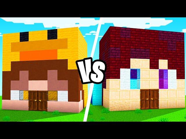 EXTREME Minecraft HUIS BATTLE vs BESTE VRIEND!